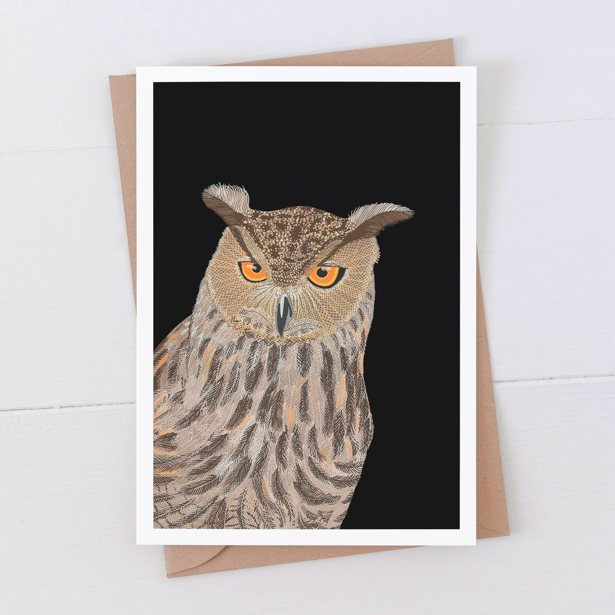 Eagle Owl Greeting Card