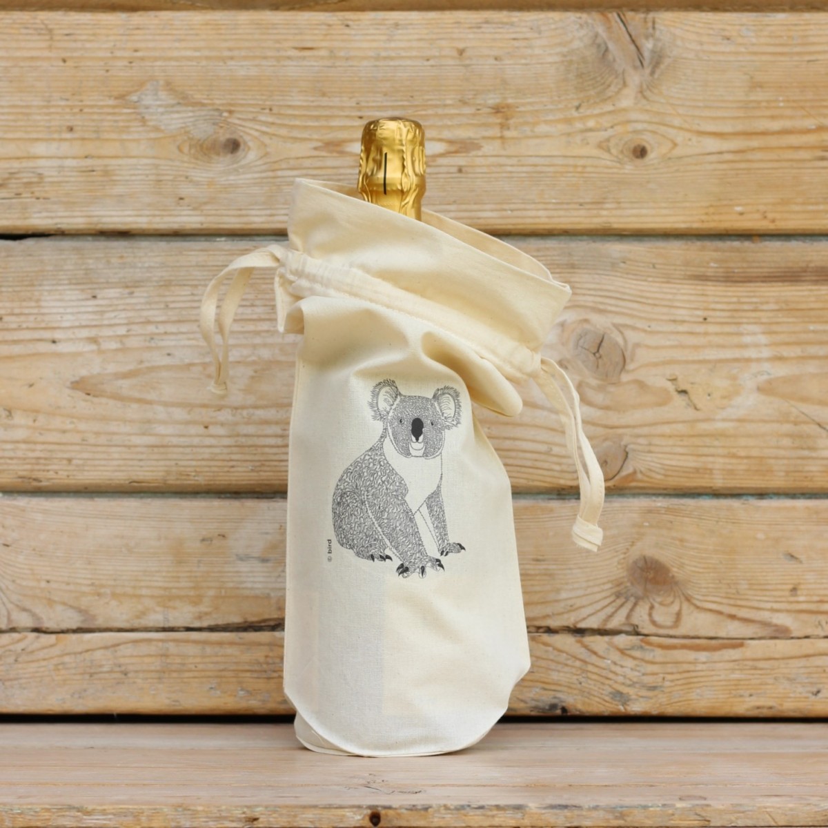 Koala Cotton Bottle Gift Bag