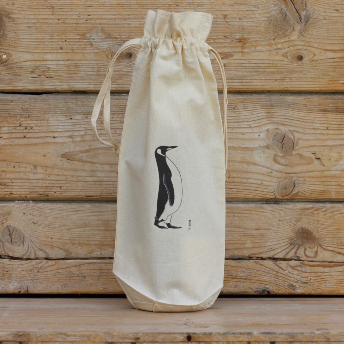 Penguin Cotton Bottle Gift Bag