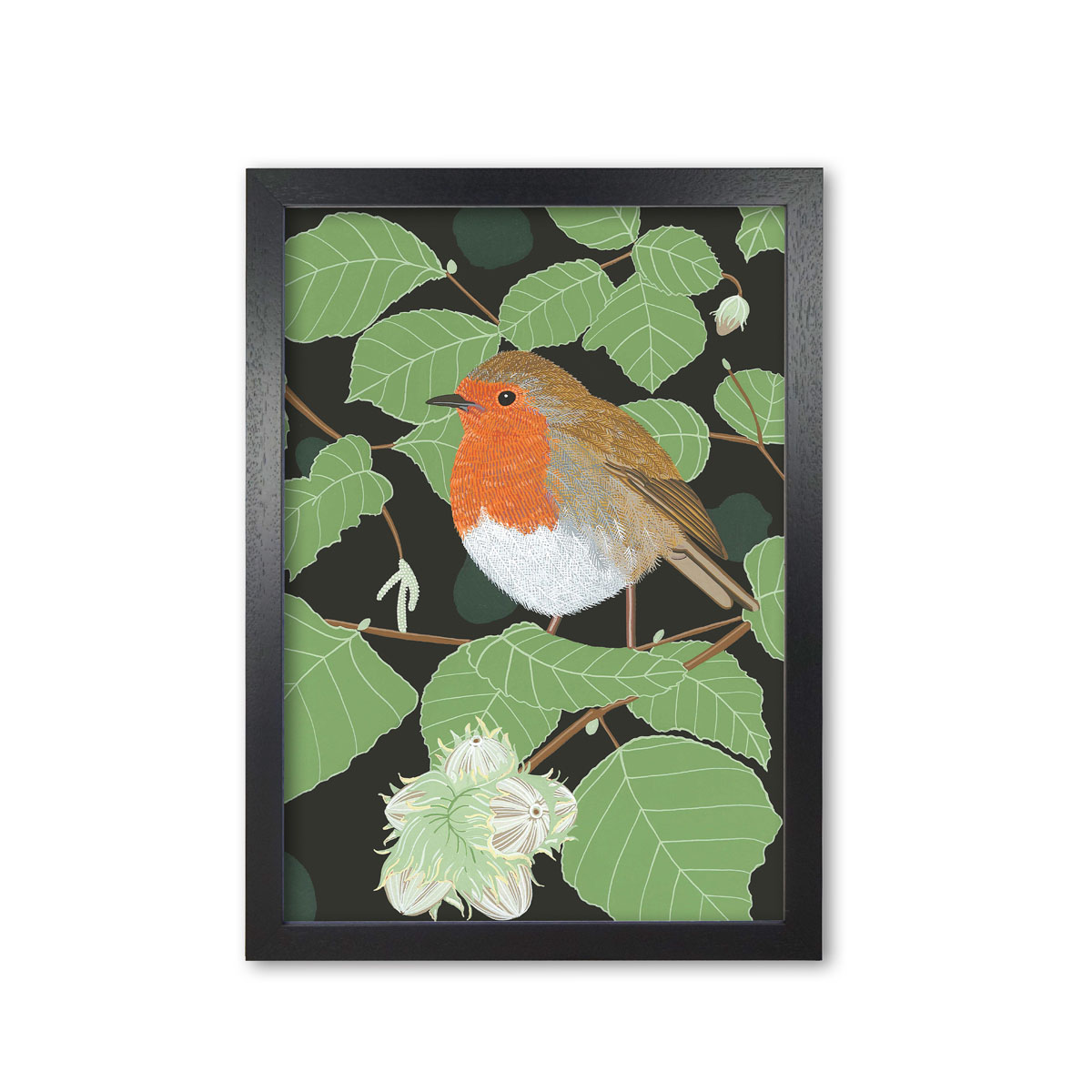 Robin Garden Bird Mounted And Framed Print
