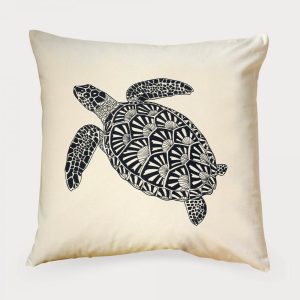 Turtle Print Cushion Cover